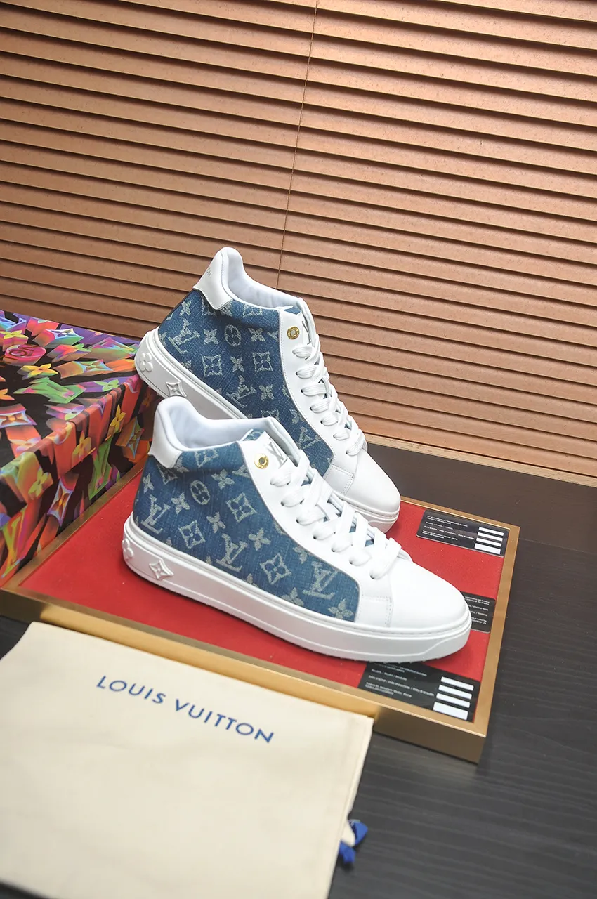 Men's shoes 💰600💶[LOUIS VUITTON] Original order price (mesh lining) new model 🍀LV Louis Vuitton * - top version of LV classic trendy shoes! Made of imported original cowhide, water-dyed cowhide lining, and original wear-resistant rubber outsole! High quality products! Code number 38-45 (45 is custom-made and cannot be returned or exchanged)